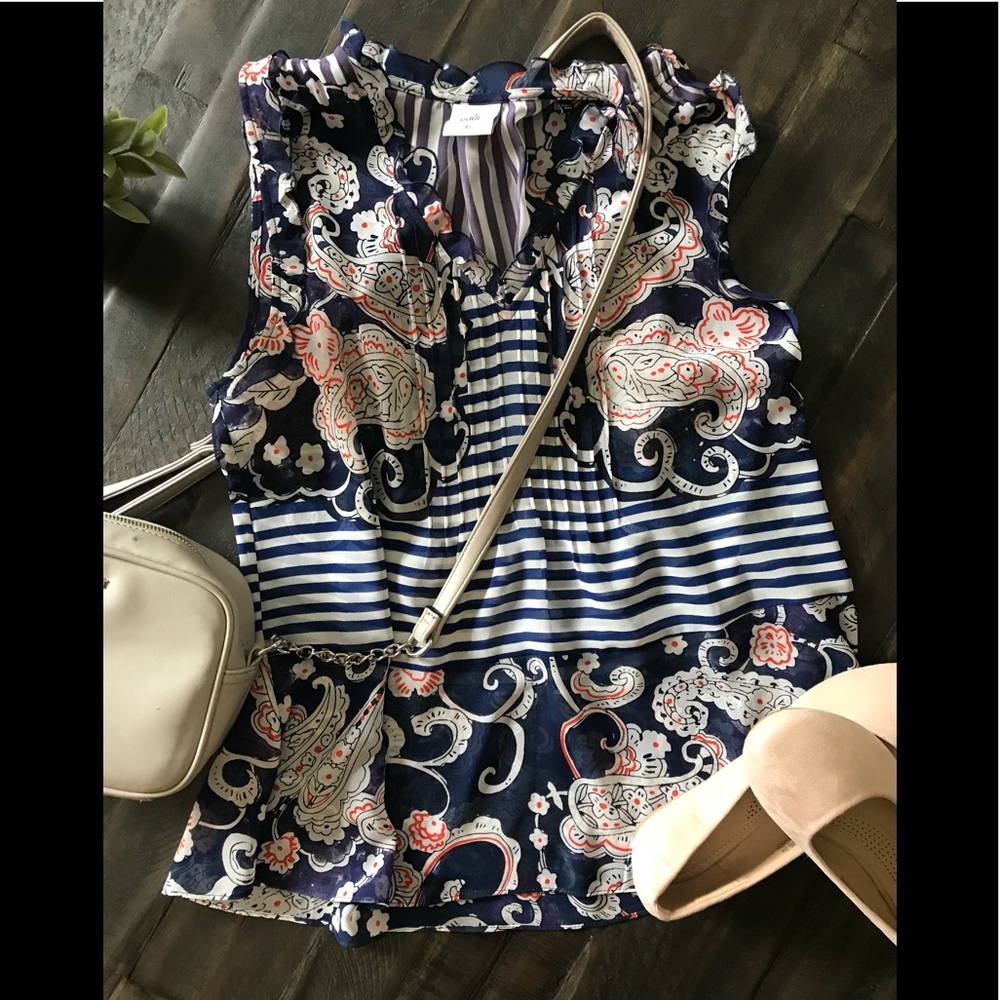 Cabi Peplum top